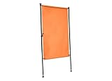 Angerer Freizeitmöbel GmbH Balkonsichtschutz Standard - Senkrechtmarkise für Sicht- und Sonnenschutz - Montage ohne Bohren und Dübeln - ideale Balkonmarkise für Mietwohnungen (Orange, 150 cm)